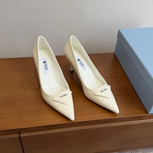 Replica Prada High-heeled Shoes For Women #1473374 $105.00 USD for Wholesale