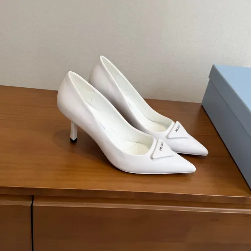 Wholesale Prada High-heeled Shoes For Women #1473375 $105.00 USD, Wholesale Quality Replica Prada High-heeled Shoes