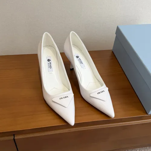 Replica Prada High-heeled Shoes For Women #1473375 $105.00 USD for Wholesale
