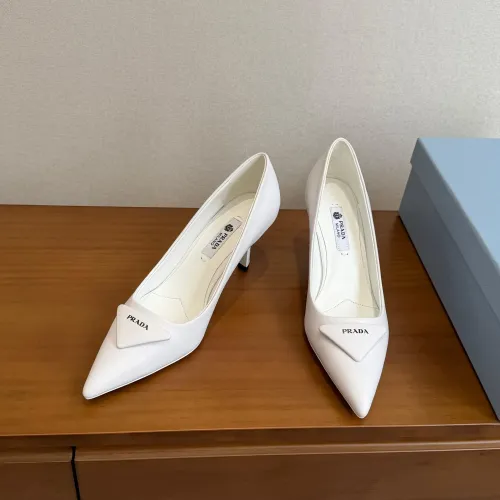 Replica Prada High-heeled Shoes For Women #1473375 $105.00 USD for Wholesale