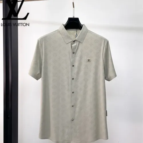 Wholesale Louis Vuitton LV Shirts Short Sleeved For Men #1473493 $52.00 USD, Wholesale Quality Replica Louis Vuitton LV Shirts