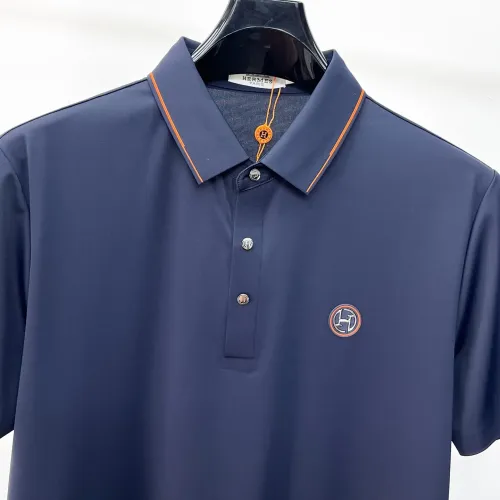 Replica Hermes T-Shirts Short Sleeved For Men #1473501 $48.00 USD for Wholesale