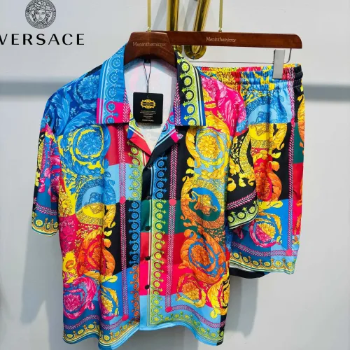 Wholesale Versace Tracksuits Short Sleeved For Men #1473570 $76.00 USD, Wholesale Quality Replica Versace Tracksuits