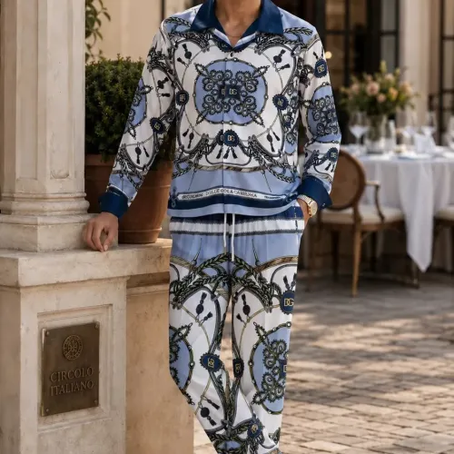 Replica Dolce & Gabbana D&G Tracksuits Long Sleeved For Men #1473576 $85.00 USD for Wholesale
