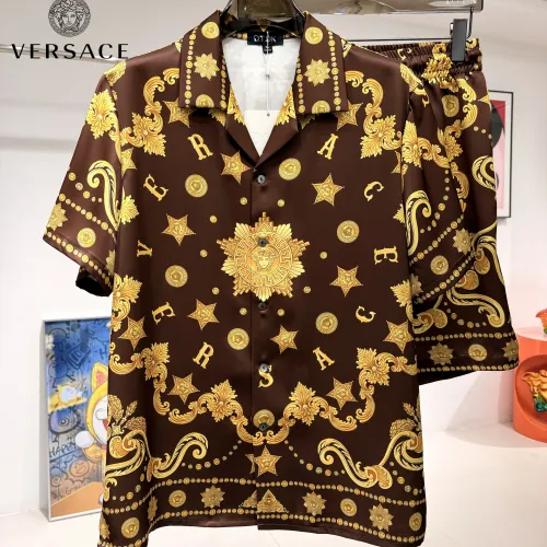 Wholesale Versace Tracksuits Short Sleeved For Men #1473587 $76.00 USD, Wholesale Quality Replica Versace Tracksuits