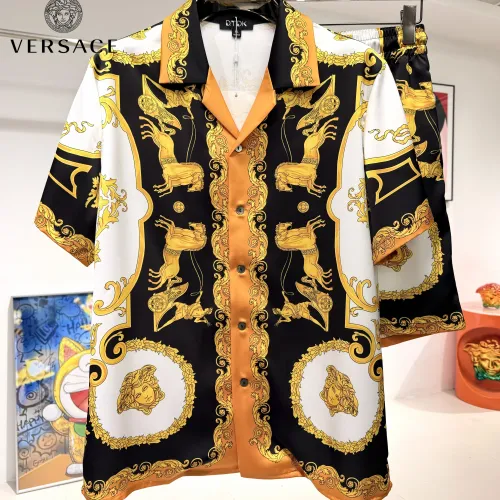 Wholesale Versace Tracksuits Short Sleeved For Men #1473589 $76.00 USD, Wholesale Quality Replica Versace Tracksuits
