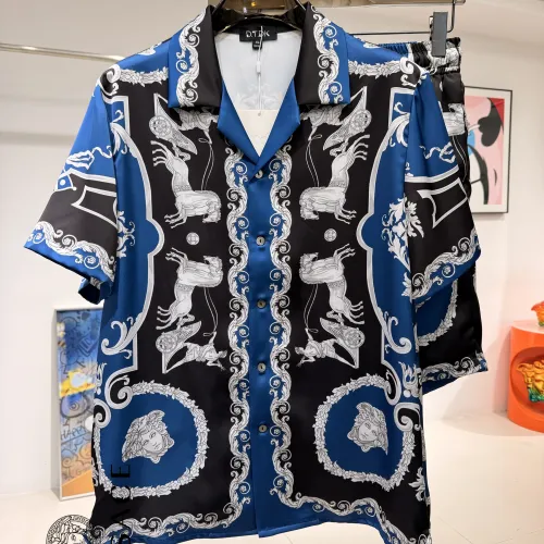 Wholesale Versace Tracksuits Short Sleeved For Men #1473590 $76.00 USD, Wholesale Quality Replica Versace Tracksuits