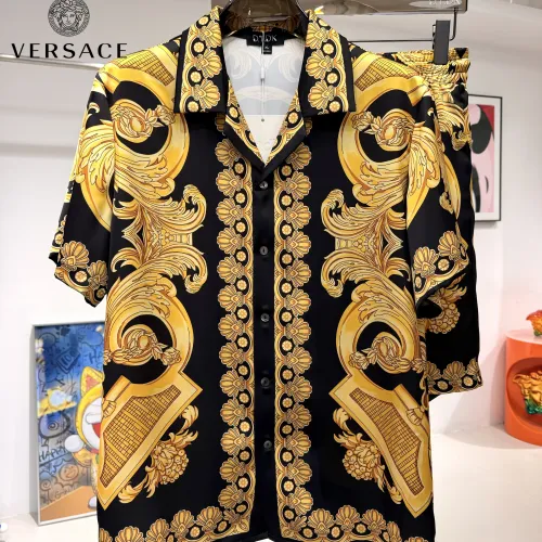 Wholesale Versace Tracksuits Short Sleeved For Men #1473602 $76.00 USD, Wholesale Quality Replica Versace Tracksuits