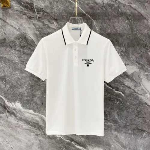 Wholesale Prada T-Shirts Short Sleeved For Men #1473603 $45.00 USD, Wholesale Quality Replica Prada T-Shirts