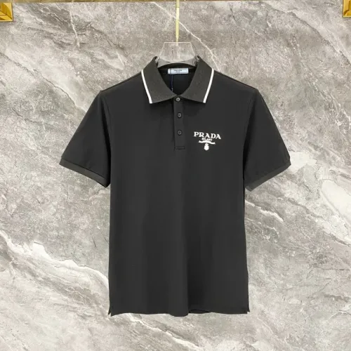Wholesale Prada T-Shirts Short Sleeved For Men #1473604 $45.00 USD, Wholesale Quality Replica Prada T-Shirts