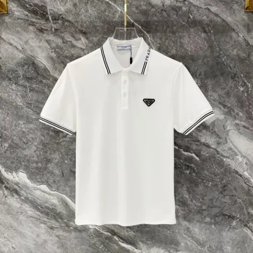 Wholesale Prada T-Shirts Short Sleeved For Men #1473606 $45.00 USD, Wholesale Quality Replica Prada T-Shirts
