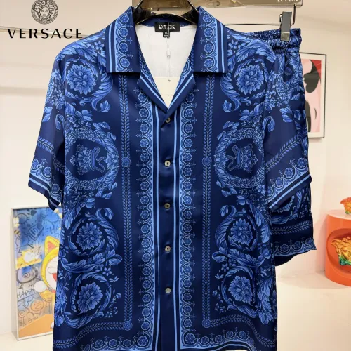 Wholesale Versace Tracksuits Short Sleeved For Men #1473608 $76.00 USD, Wholesale Quality Replica Versace Tracksuits