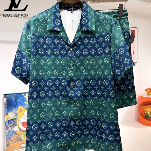 Wholesale Louis Vuitton LV Tracksuits Short Sleeved For Men #1473643 $76.00 USD, Wholesale Quality Replica Louis Vuitton LV Tracksuits