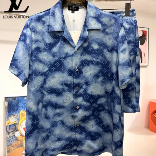Wholesale Louis Vuitton LV Tracksuits Short Sleeved For Men #1473644 $76.00 USD, Wholesale Quality Replica Louis Vuitton LV Tracksuits