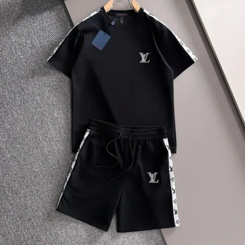 Wholesale Louis Vuitton LV Tracksuits Short Sleeved For Men #1473648 $64.00 USD, Wholesale Quality Replica Louis Vuitton LV Tracksuits