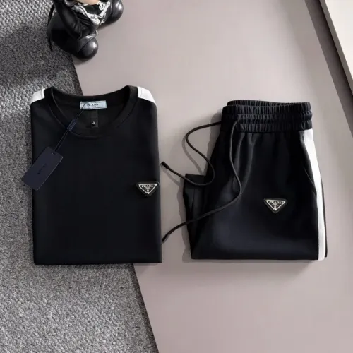Replica Prada Tracksuits Short Sleeved For Men #1473659 $64.00 USD for Wholesale