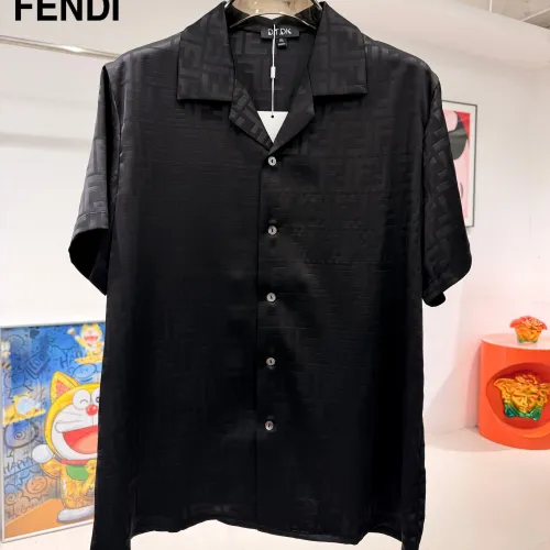 Replica Fendi Tracksuits Short Sleeved For Men #1473664 $85.00 USD for Wholesale