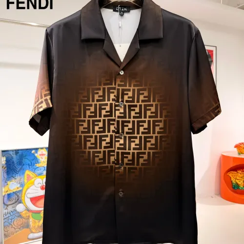 Replica Fendi Tracksuits Short Sleeved For Men #1473667 $85.00 USD for Wholesale