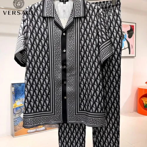 Wholesale Versace Tracksuits Short Sleeved For Men #1473668 $85.00 USD, Wholesale Quality Replica Versace Tracksuits