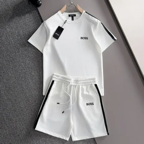 Wholesale Boss Tracksuits Short Sleeved For Men #1473669 $64.00 USD, Wholesale Quality Replica Boss Tracksuits