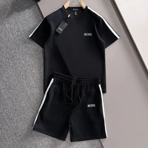 Wholesale Boss Tracksuits Short Sleeved For Men #1473670 $64.00 USD, Wholesale Quality Replica Boss Tracksuits