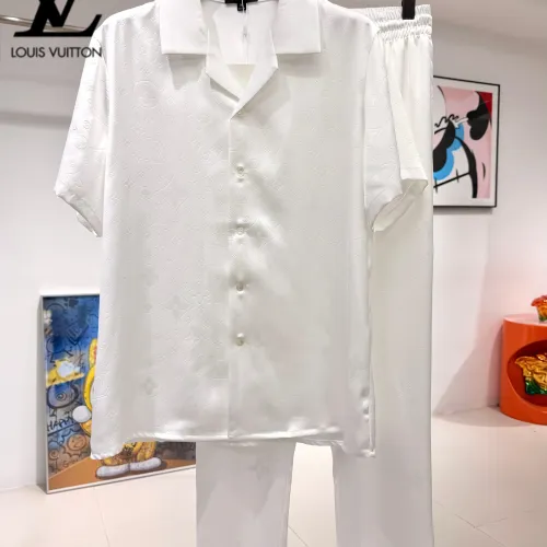 Wholesale Louis Vuitton LV Tracksuits Short Sleeved For Men #1473682 $85.00 USD, Wholesale Quality Replica Louis Vuitton LV Tracksuits