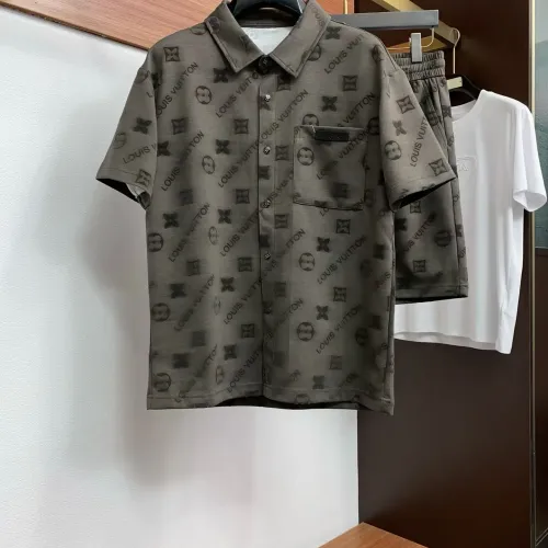 Wholesale Louis Vuitton LV Tracksuits Short Sleeved For Men #1473695 $82.00 USD, Wholesale Quality Replica Louis Vuitton LV Tracksuits