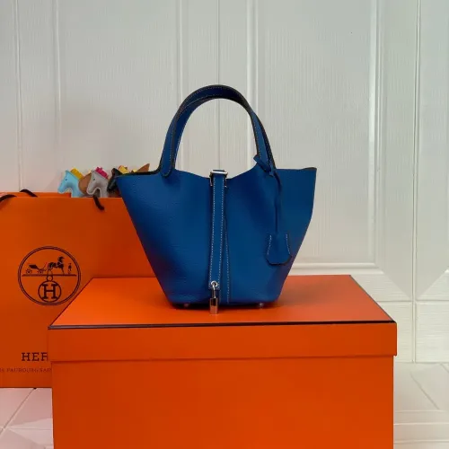 Wholesale Hermes AAA Quality Handbags In Silver For Women #1473702 $92.00 USD, Wholesale Quality Replica Hermes AAA Quality Handbags