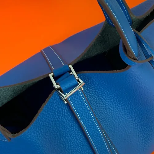 Replica Hermes AAA Quality Handbags In Silver For Women #1473702 $92.00 USD for Wholesale