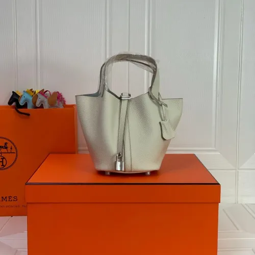 Wholesale Hermes AAA Quality Handbags In Silver For Women #1473707 $85.00 USD, Wholesale Quality Replica Hermes AAA Quality Handbags