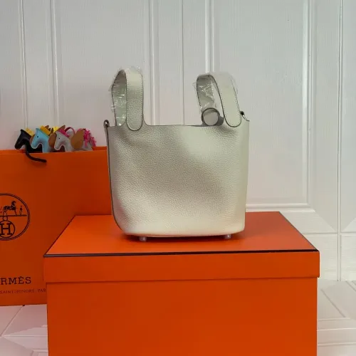 Replica Hermes AAA Quality Handbags In Silver For Women #1473707 $85.00 USD for Wholesale
