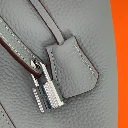 Replica Hermes AAA Quality Handbags In Silver For Women #1473727 $92.00 USD for Wholesale
