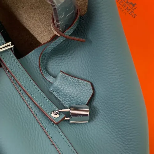 Replica Hermes AAA Quality Handbags In Silver For Women #1473731 $85.00 USD for Wholesale