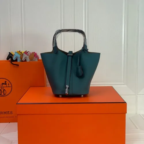 Wholesale Hermes AAA Quality Handbags In Silver For Women #1473733 $92.00 USD, Wholesale Quality Replica Hermes AAA Quality Handbags