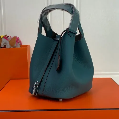 Replica Hermes AAA Quality Handbags In Silver For Women #1473733 $92.00 USD for Wholesale