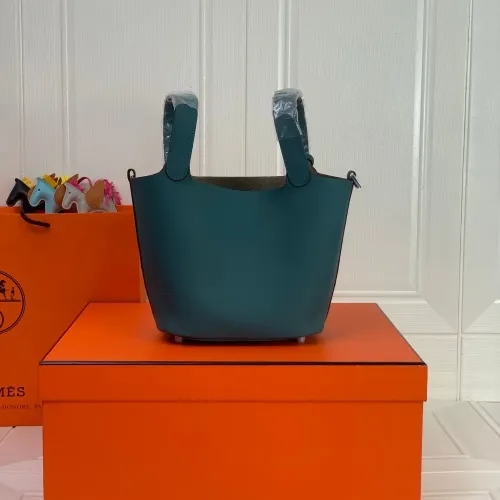 Replica Hermes AAA Quality Handbags In Silver For Women #1473733 $92.00 USD for Wholesale