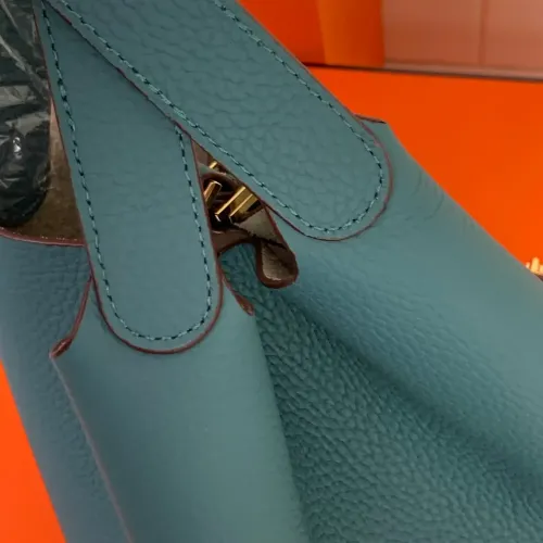 Replica Hermes AAA Quality Handbags In Gold For Women #1473734 $92.00 USD for Wholesale