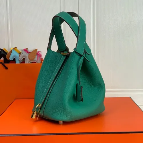 Replica Hermes AAA Quality Handbags In Gold For Women #1473735 $85.00 USD for Wholesale