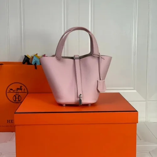 Wholesale Hermes AAA Quality Handbags In Silver For Women #1473739 $85.00 USD, Wholesale Quality Replica Hermes AAA Quality Handbags