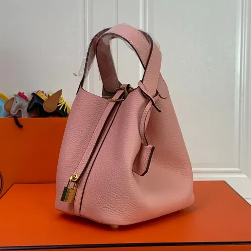 Replica Hermes AAA Quality Handbags In Gold For Women #1473740 $85.00 USD for Wholesale