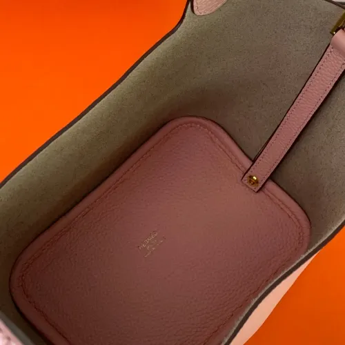 Replica Hermes AAA Quality Handbags In Gold For Women #1473740 $85.00 USD for Wholesale