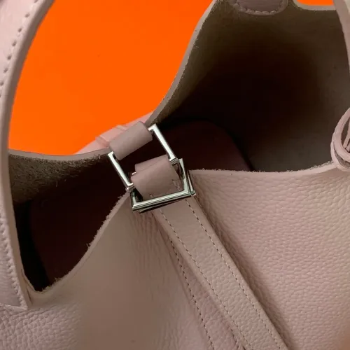 Replica Hermes AAA Quality Handbags In Silver For Women #1473741 $92.00 USD for Wholesale