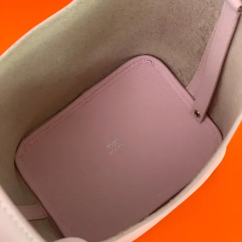 Replica Hermes AAA Quality Handbags In Silver For Women #1473741 $92.00 USD for Wholesale
