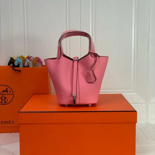Wholesale Hermes AAA Quality Handbags In Silver For Women #1473743 $85.00 USD, Wholesale Quality Replica Hermes AAA Quality Handbags