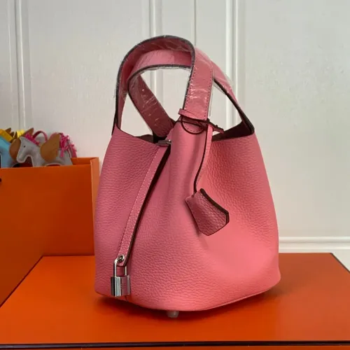Replica Hermes AAA Quality Handbags In Silver For Women #1473743 $85.00 USD for Wholesale