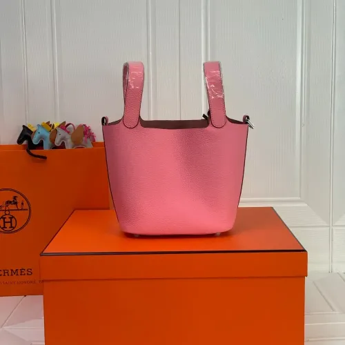 Replica Hermes AAA Quality Handbags In Silver For Women #1473744 $92.00 USD for Wholesale
