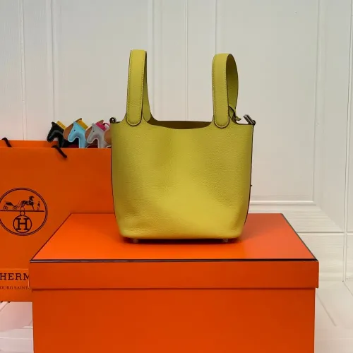 Replica Hermes AAA Quality Handbags In Silver For Women #1473745 $85.00 USD for Wholesale