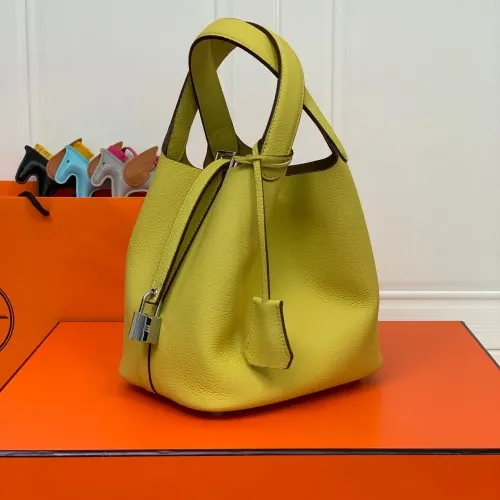 Replica Hermes AAA Quality Handbags In Silver For Women #1473746 $92.00 USD for Wholesale
