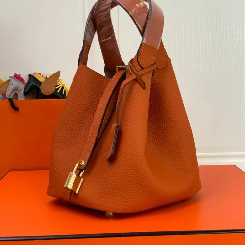Replica Hermes AAA Quality Handbags In Gold For Women #1473748 $85.00 USD for Wholesale