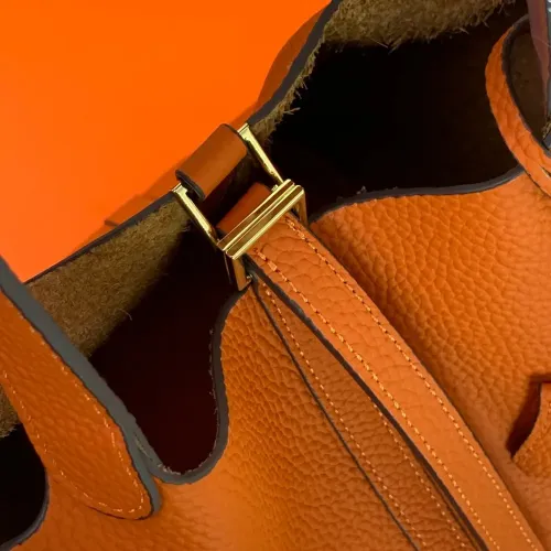 Replica Hermes AAA Quality Handbags In Gold For Women #1473748 $85.00 USD for Wholesale